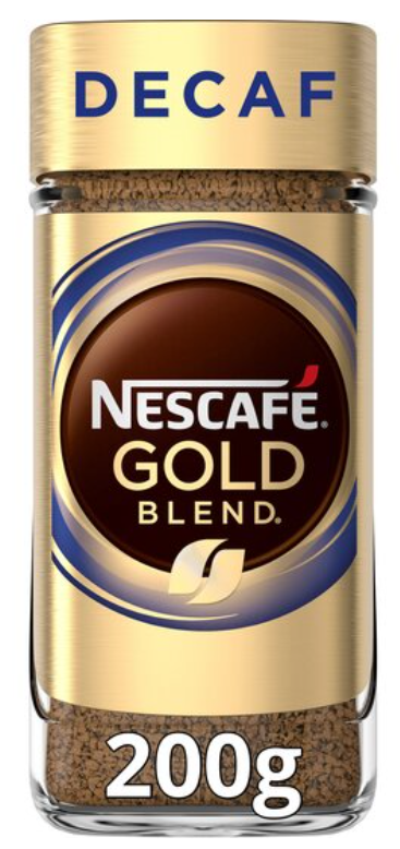 Nescafe Gold Blend Decaf Instant Coffee 200g