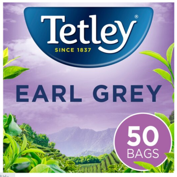 Tetley Earl Grey 50 Tea Bags 125G