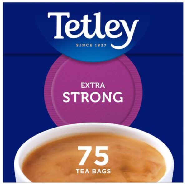 Tetley Extra Strong 75 Teabags 237G