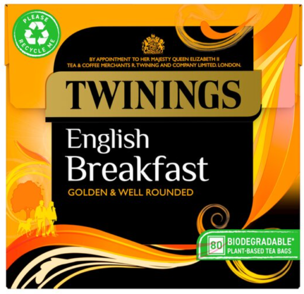 Twinings 80 English Breakfast T Bags 200G