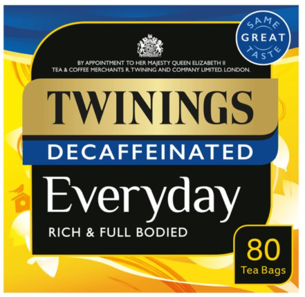 Twinings Everyday Decaff 80 Teabags 250G