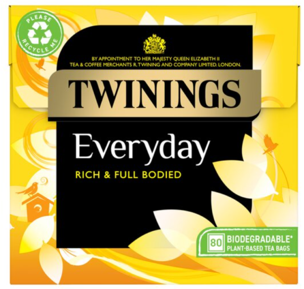 Twinings Everyday 80 Teabags 232G