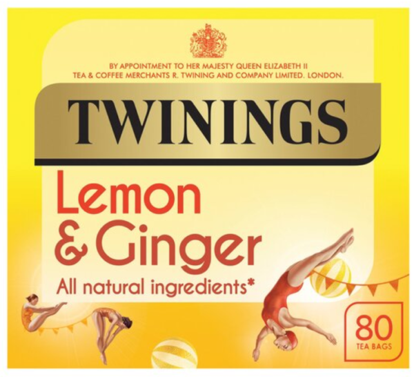 Twinings Lemon And Ginger 80S 120G