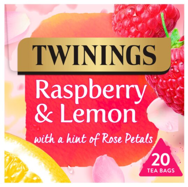 Twinings Raspberry & Lemon 20 Teabags 40G