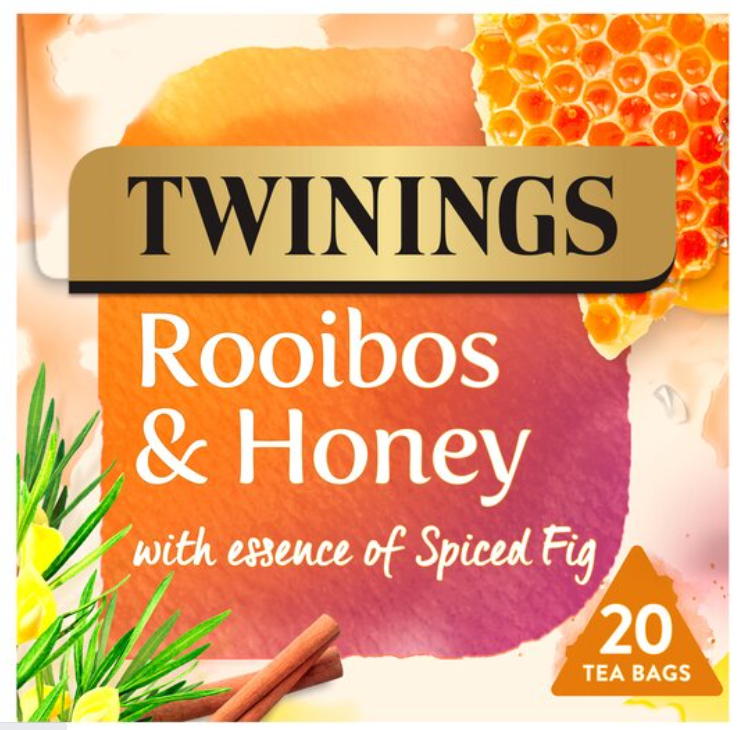 Twinings Rooibos & Honey 20 Teabags 36G