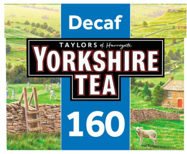 Yorkshire Decaff Teabags 160S 500G